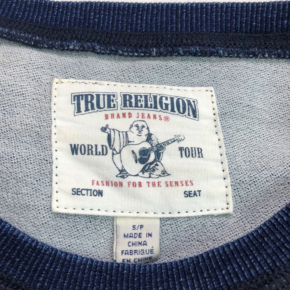 True Religion Sweatshirt Pullover Logo Small - Picture 6 of 12
